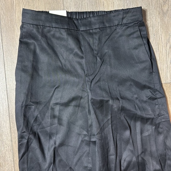 NWT! BANANA REPUBLIC  HAYDEN WIDE-LEG HIGH-RISE TENCEL™ PANT - Small Tall - Picture 6 of 7